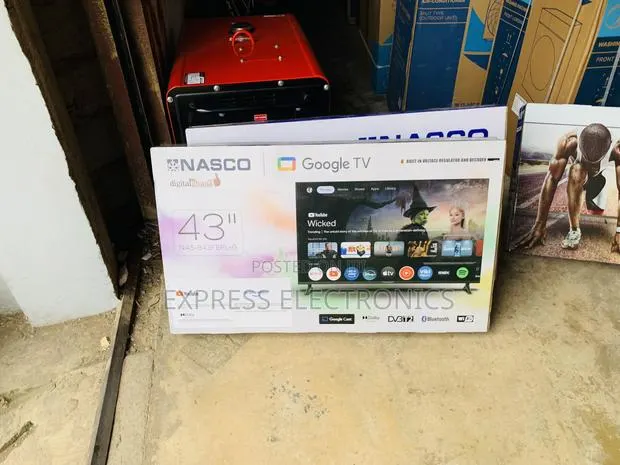 Brabd New Nasco 43”FHD Satellite Smart Digital · Photo 1
