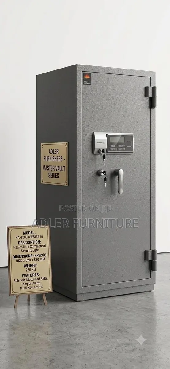 Extra Large Heavy-Duty Commercial Security Vault (Model Ha-1500) · Photo 1