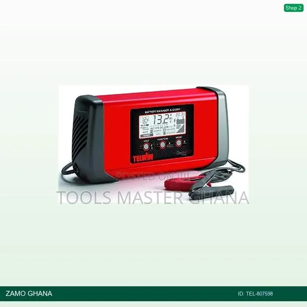 Telwin Doctor Start Charge 50 6v/12v/24v 230v Electronic - Tel-807598 · Photo 1