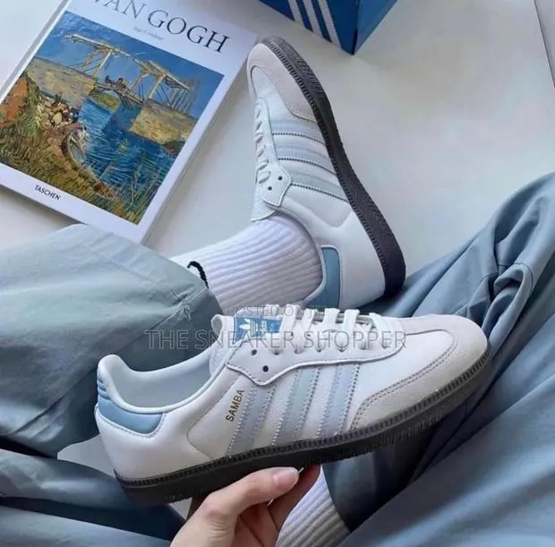 Adidas Samba Navy Blue and White Color · Photo 1
