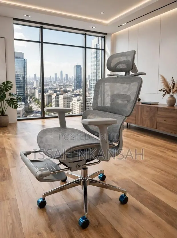 Grey Ergonomic With Foot Wrest · Photo 1