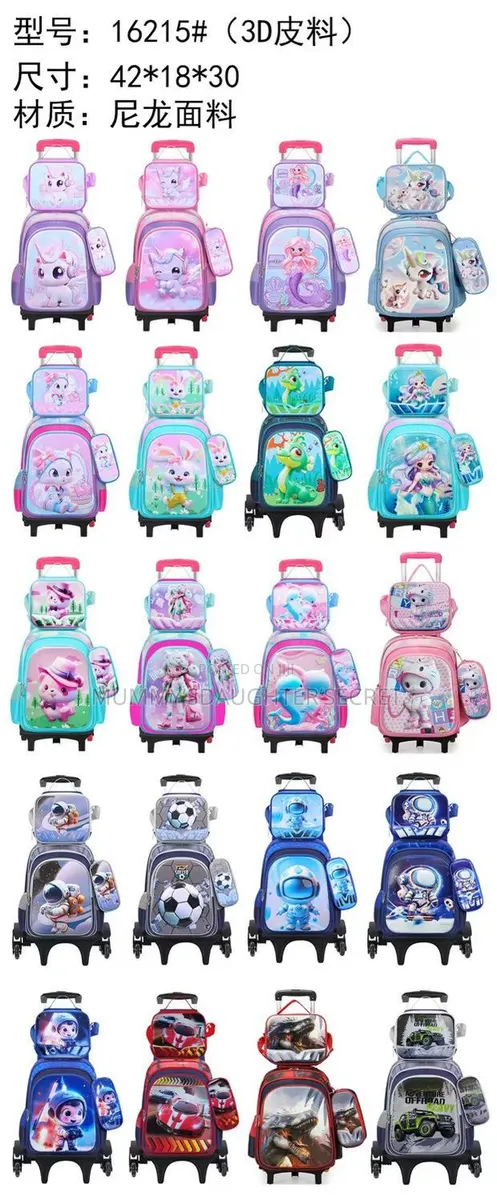 3 Sets School Bag With Trolley ( Kumasi & Accra) · Photo 1