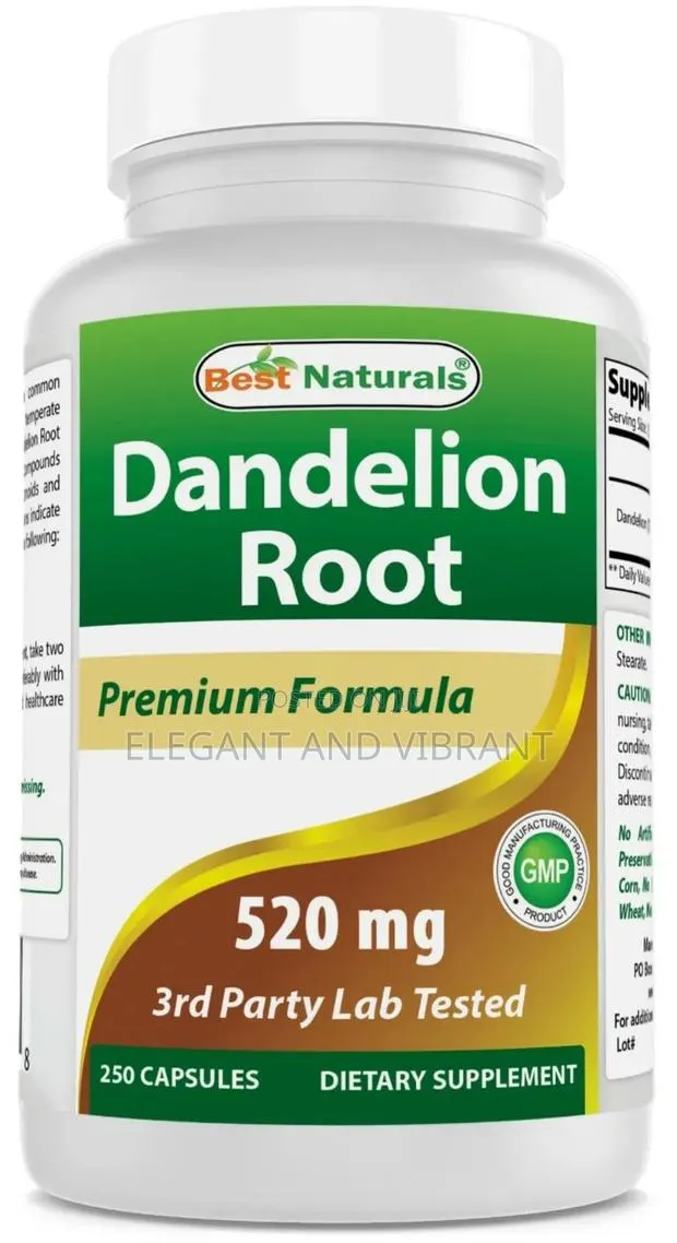 Dandelion Root 520 Mg 250 Capsules · Photo 1