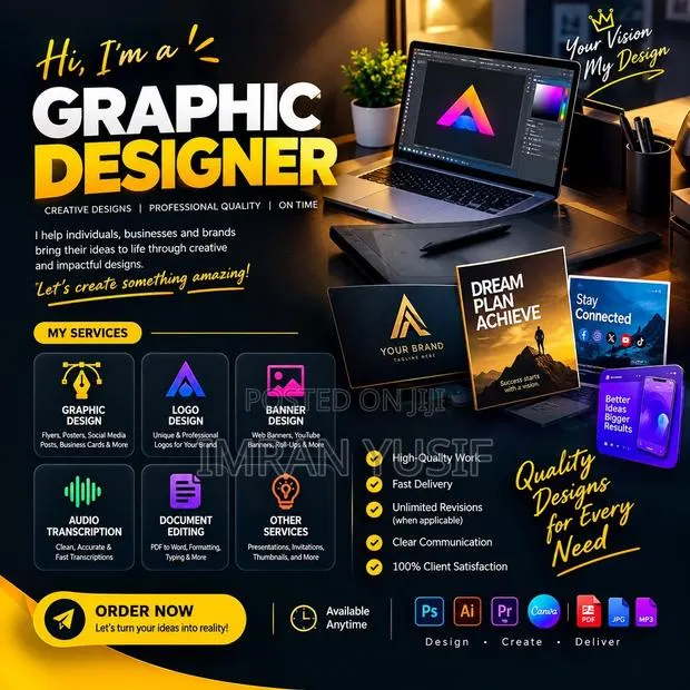 Graphic Designer ( Poster, Flyer, Banner and All Related Designs) · Photo 1