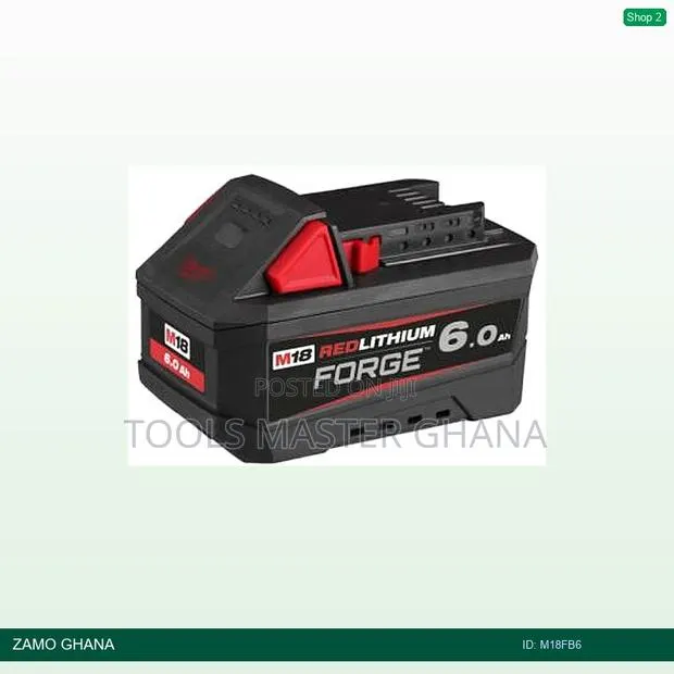 Battery Pack 18v 6.0a Forged Li-Ion () - M18fb6 · Photo 1