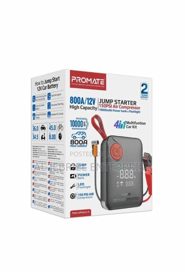 Promate 800A Jump Starter · Photo 1