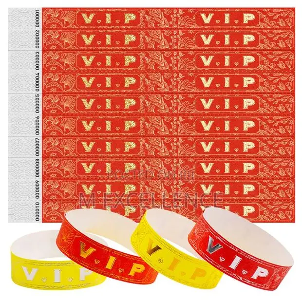 Event Ticket Wristbands - All Types Colours · Photo 1