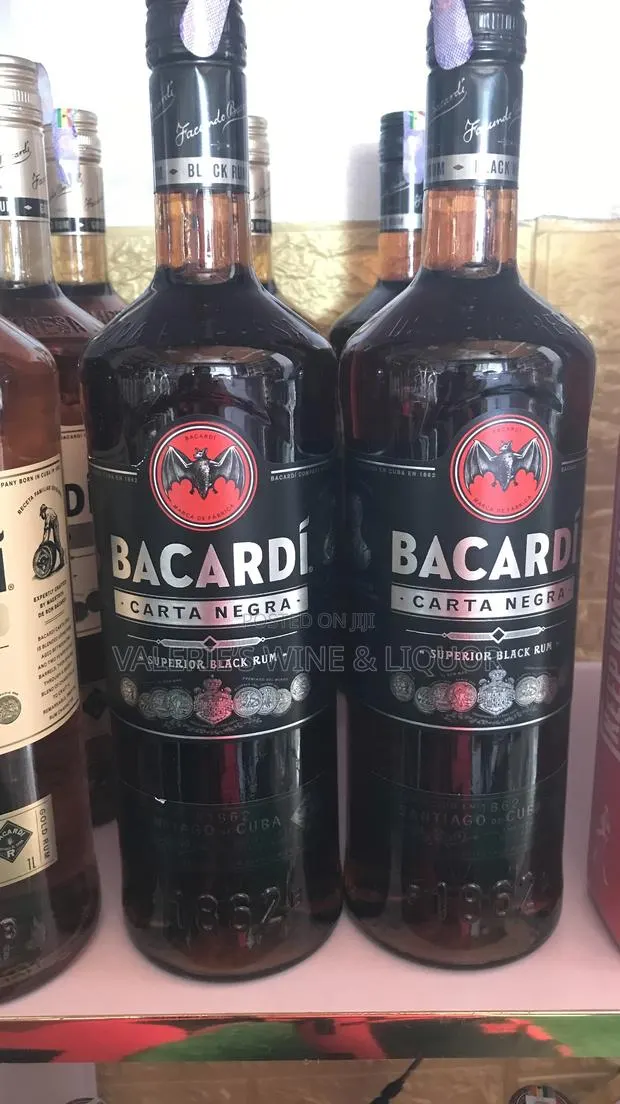 Barcardi Carta Negra Rum - 1l · Photo 1