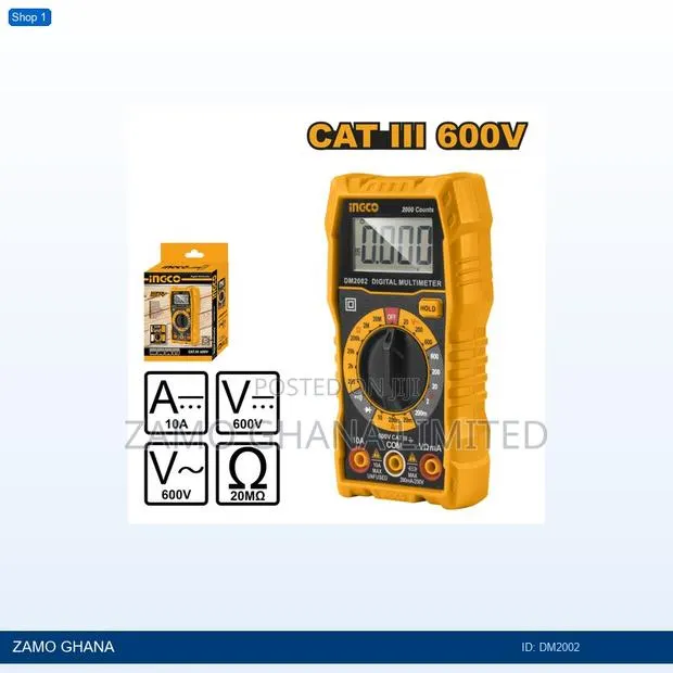 Digital Multimeter 2000 Counts Super - Dm2002 · Photo 1