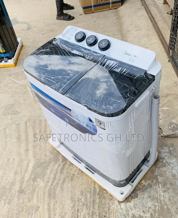 Accurate Midea 7 Kg Semi Automatic Top Load Washing Machine, White · Photo 1
