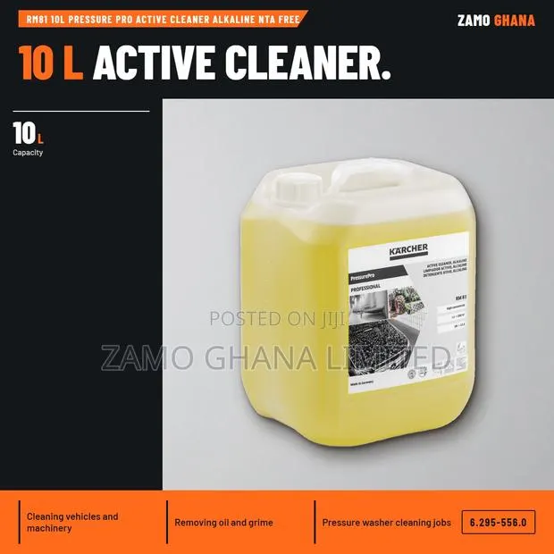 Rm81 10L Pressure Pro Active Cleaner Alkaline Nta Free - 6.295-556.0 · Photo 1