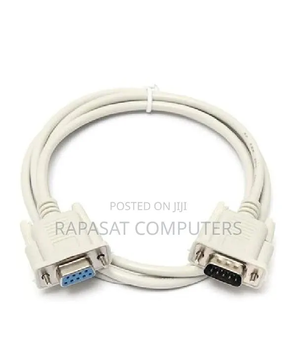 1.5m Serial Rs232 Db9 Male to Female Cable · Photo 1