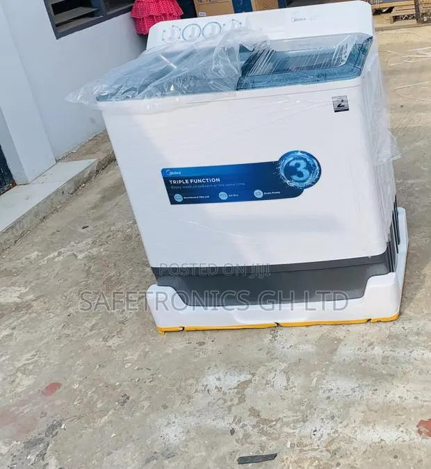New 18kg Midea TopLoad White Spin-Fresh WashingMachine · Photo 1