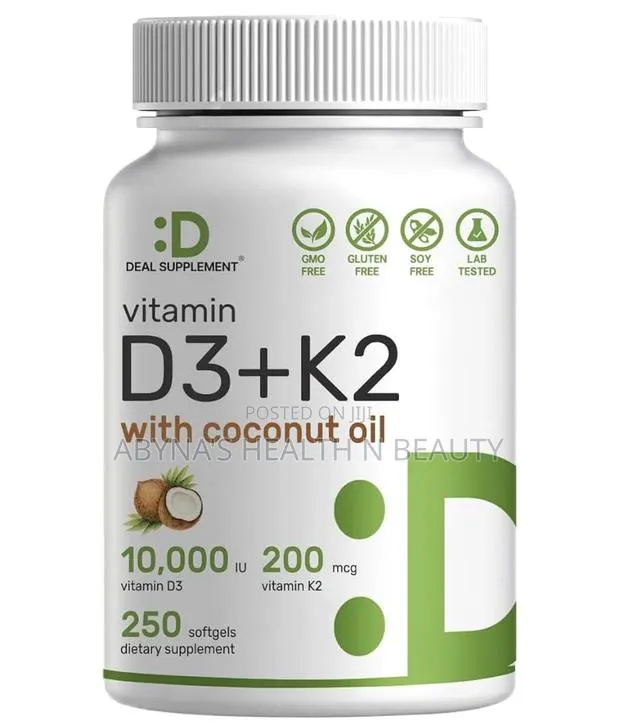 Vitamin D3 + With Coconut Oil 250 Softgel · Photo 1