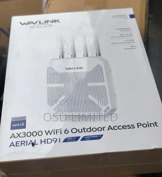 Ax3000 Dual Band Wifi 6 Mesh Extender for Outdoor Long Range · Photo 1