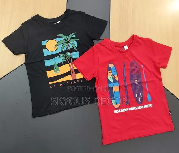 Boys T-Shirt Design and White Shark On,Age 2 to 8years · Photo 2