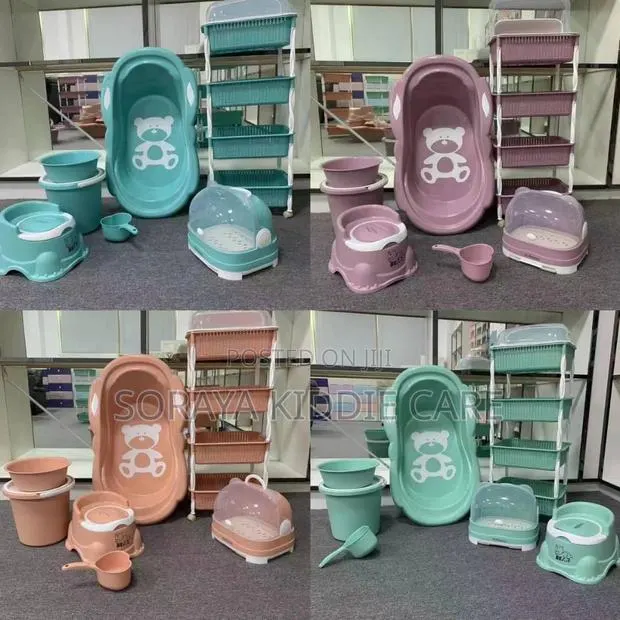 Bath Set With Bottle Storage and Stand · Photo 1