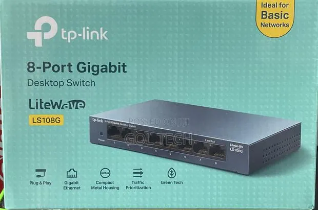 TP-Link 8-Port Gigabit Desktop Switch · Photo 1