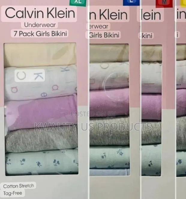 Calvin Klein Girls Cotton Panties - 7 Pack · Photo 1