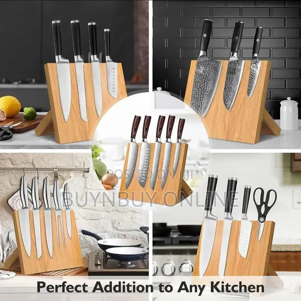 Wooden Magnetic Knife Holder · Photo 1