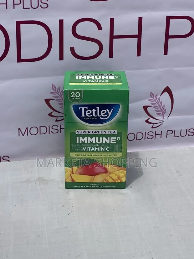 Tetley Super Green Tea Immune With Vitamin C (36g) · Photo 1