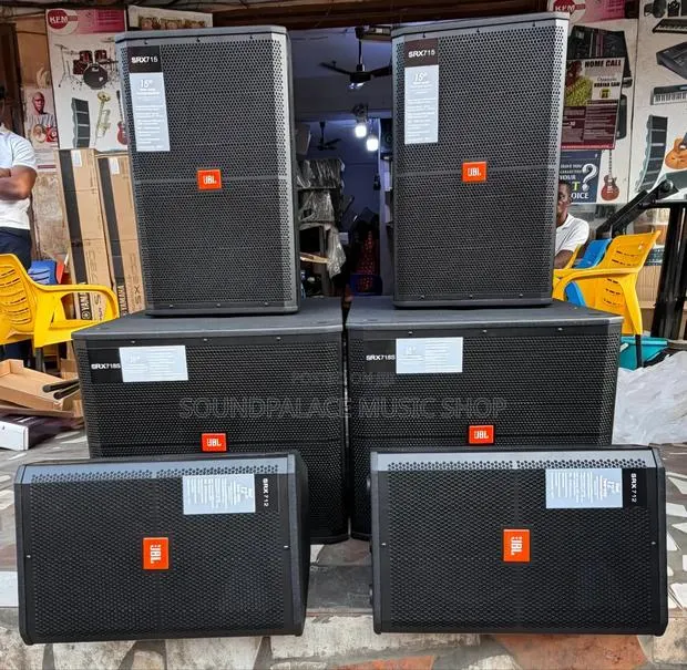 JBL Single Bass, 15inches Half-Range and 12inches Passive Speakers · Photo 1