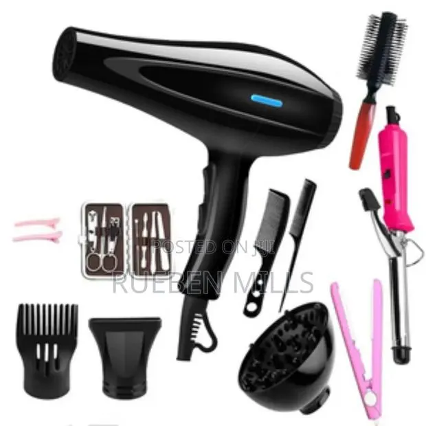 Girls Salon Series Twelve in One Complete Set Blow Hair Dryer · Photo 1