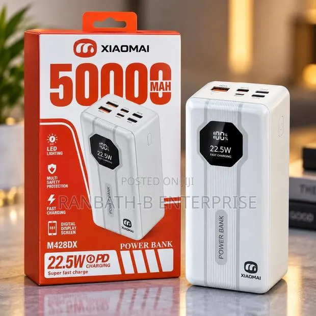 XIAOMAI 50000mAh 22.5W Power Bank – Charge Without the Stress · Photo 1