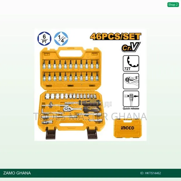 46 PCS 1/4" Socket - Hkts14462 · Photo 1