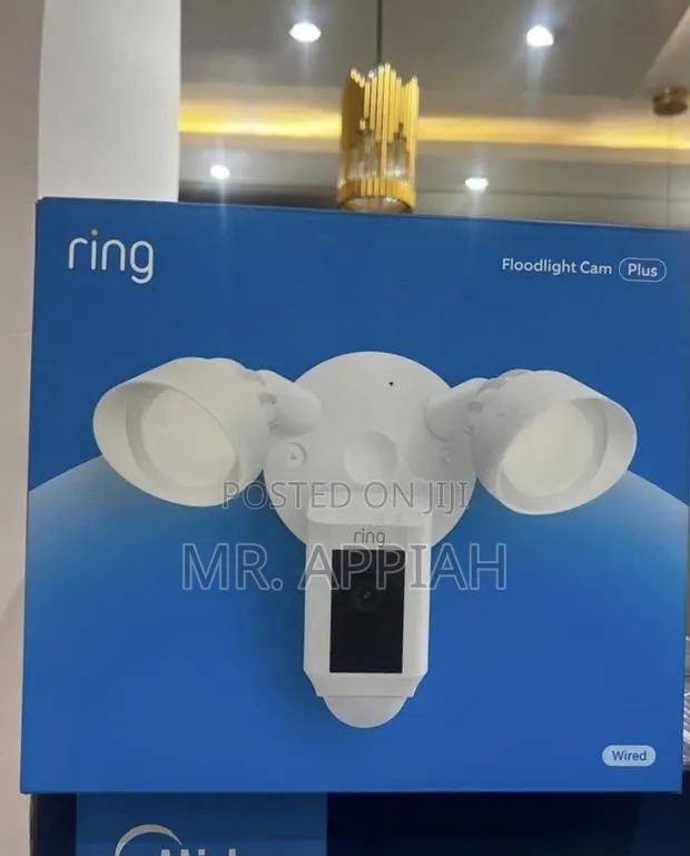 Classic Design Ring Floodlight Cam Wired Plus, Outdoor Home(White) · Photo 1