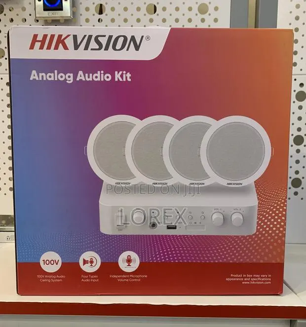 Hikvision Analog Audio Kit With 60w Amplifier Qae0ka60206-4 · Photo 1
