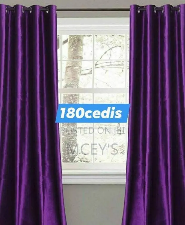 Beautiful 2 In 1 Sunblock Curtains · Photo 1