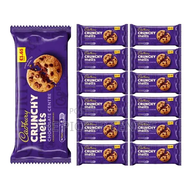 Cadbury Crunchy Melts Chocolate Chip Cookies 156g · Photo 2