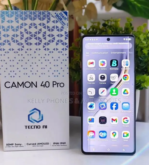 New Tecno Camon 40 Pro 256 GB Black · Photo 1