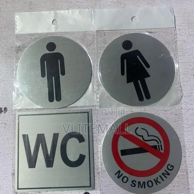 Self Adhesive Steel Door Signs · Photo 1