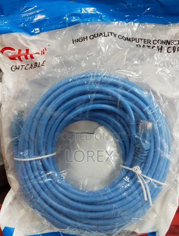 Patch Cord Cat6 Cable GHT 20m Unshielded Already Made · Photo 1