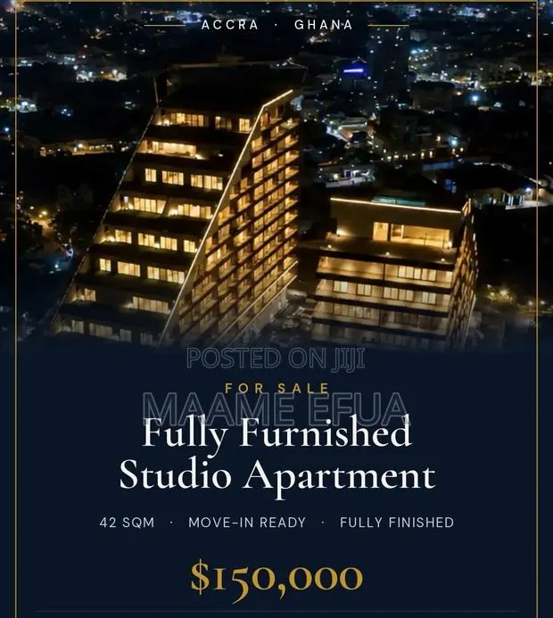 Furnished 1bdrm Apartment in Accra Mall Signature for sale · Photo 1