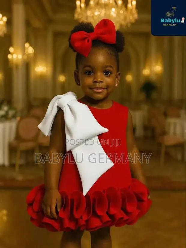Cute Red Dress With Free Hair Accessory · Photo 1