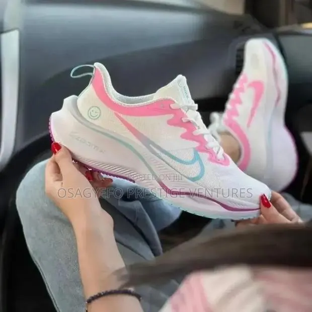 High Quality Nike Zoom X Smiley White/Pink With Blue · Photo 1