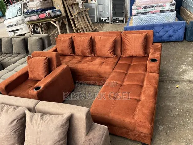 Beautiful L Shape Sofas With Single · Photo 1