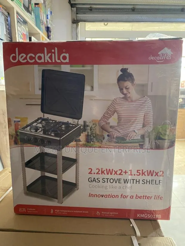 Gas Stove With Shelf Decakila · Photo 1