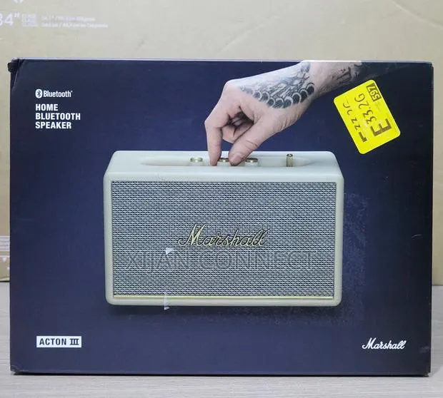 Marshall Acton III Bluetooth Home Speaker – Cream · Photo 1