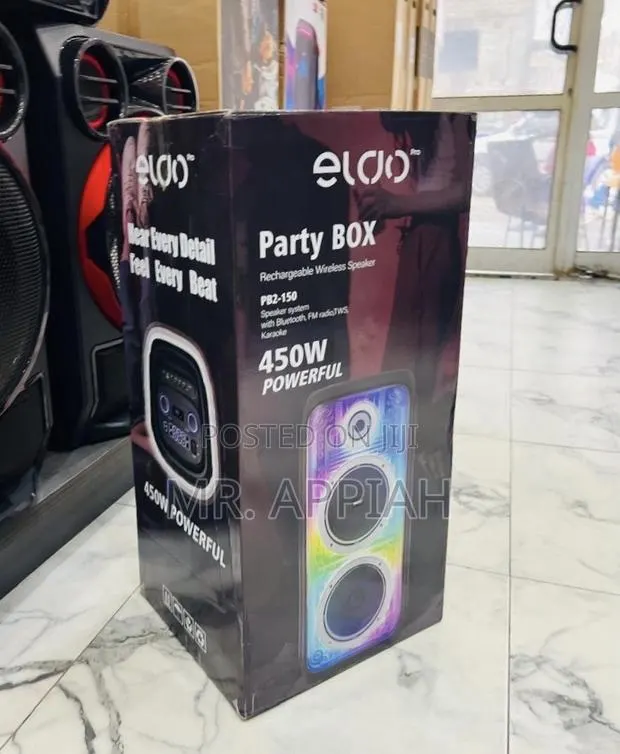 Order Affordable Eldo Pb2-150 Double 8" Party Box Speaker · Photo 1