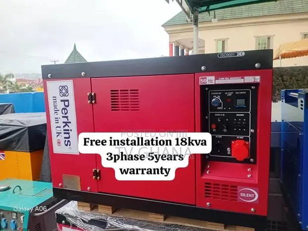 Perkins 18kVA 3-Phase Diesel Genset for Homes Businesses18kva 3phase · Photo 1
