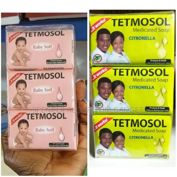 Tetmosol Soap(120g, 6pcs = 78gh)/ Tetmosol Baby Soap (12pcs =120gh) · Photo 1