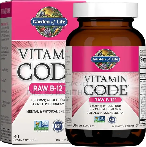 Garden of Life Raw B12, 1000 McG-Whole Food Vitamin for Energy Support · Photo 1
