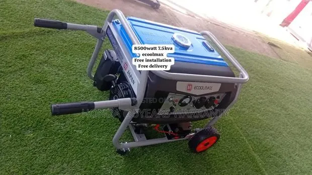 Small Generator Sales Ecoolmax 7.5kva 8500watt Generator · Photo 1