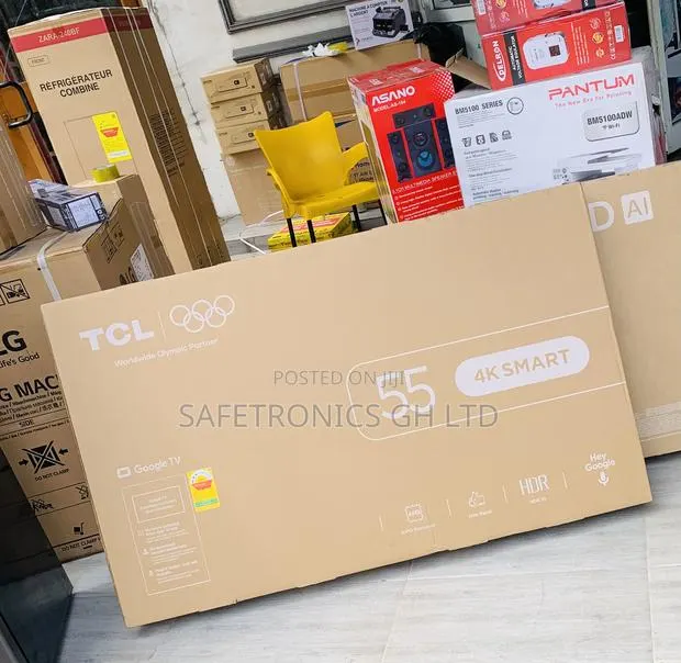 Newly Approved Smart TCL 55"P655 Uhd Tv · Photo 1