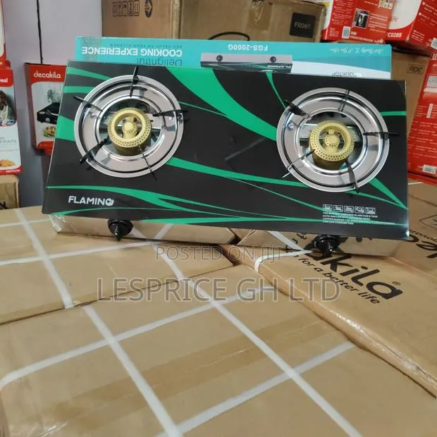 Topmost Quality 2 Burner Glass Top Gas Stove From Flamino · Photo 1