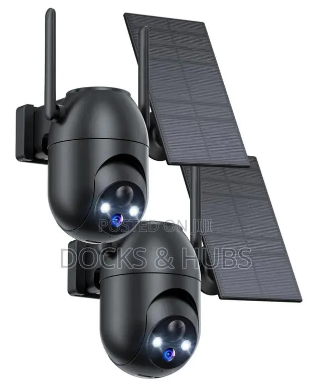 Vimkim PTZ Wireless Security Cameras - /Solar Charge (2 Pack Bundle) · Photo 1
